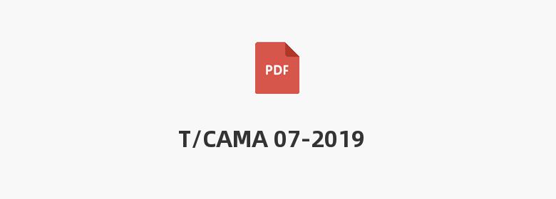 T/CAMA 07-2019